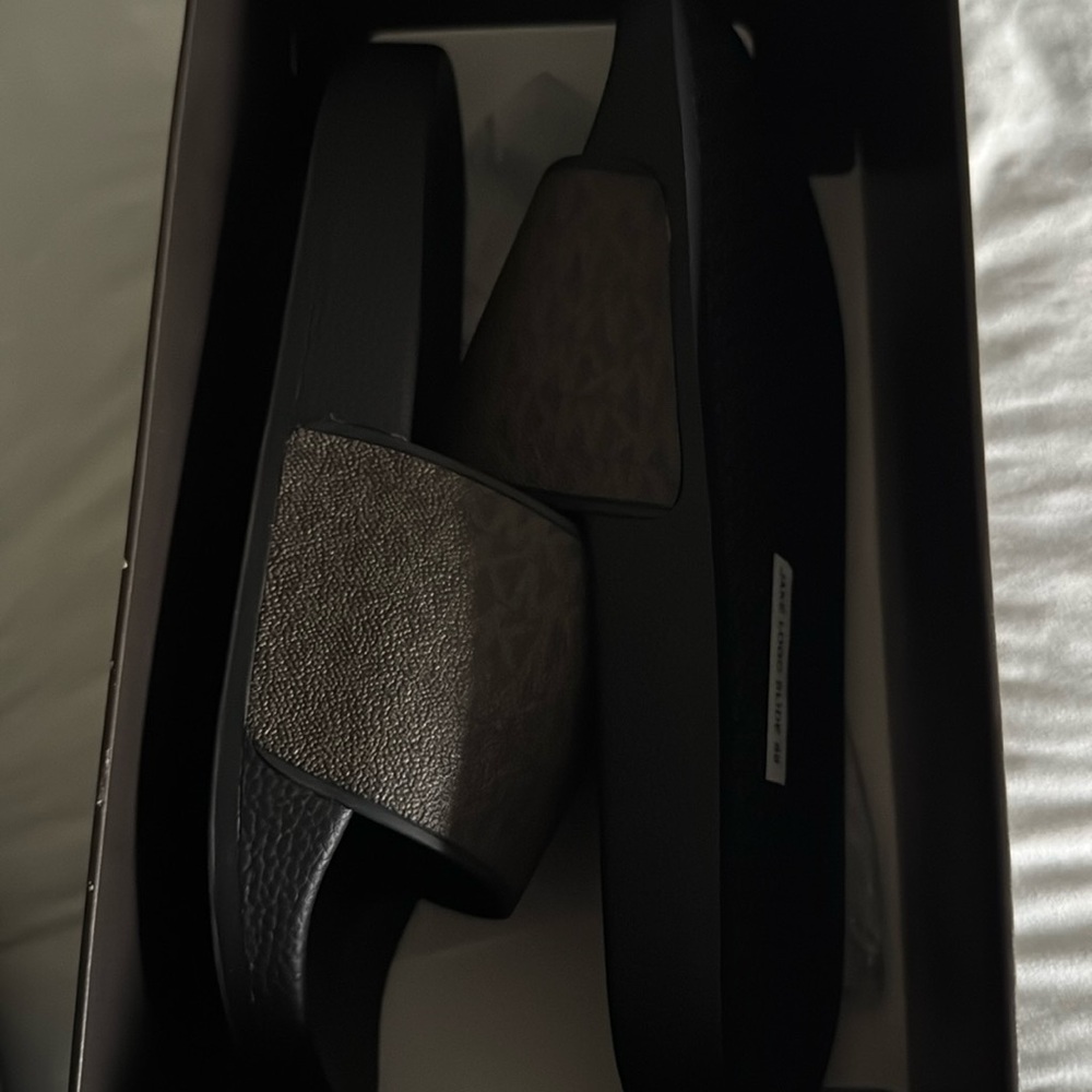 Michael Kors Mens Jake Logo Slide Sandal